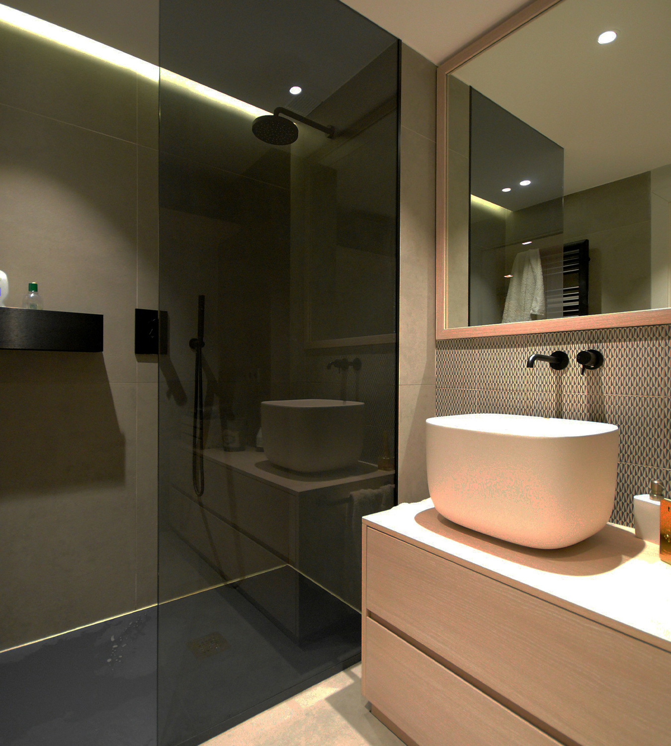 Rénovation salle de bain salle d'eau - Habitoria rénovation intérieure