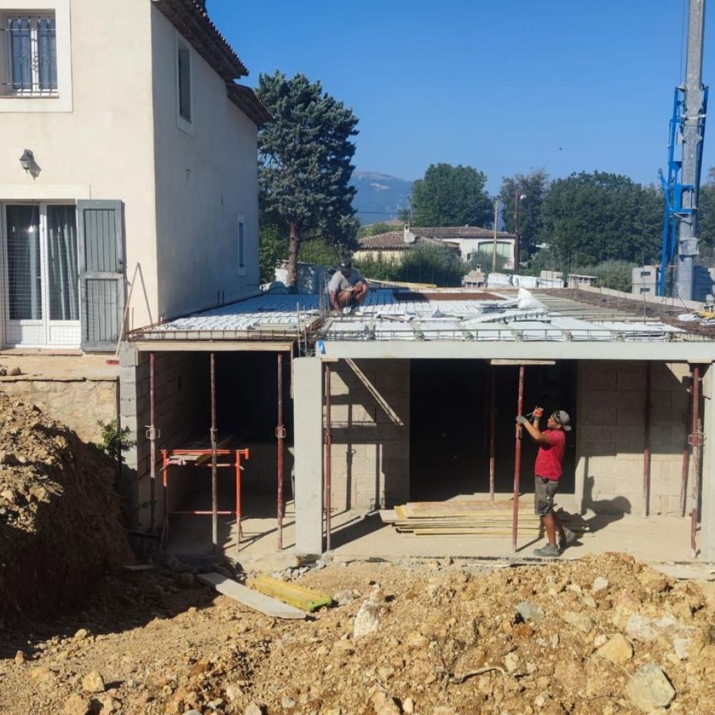 Redistribution des espaces - Extension de villa - Habitoria rénovation de maison Alpes Maritimes